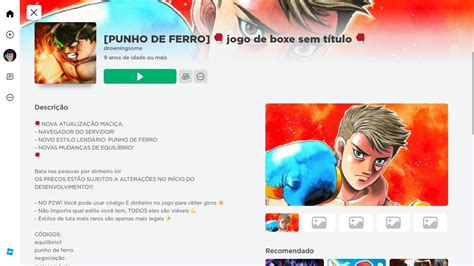 código jogo boxe sem título